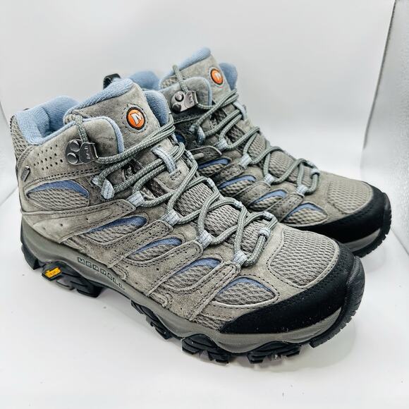 Size 9 - Merrell Moab 3 Mid WP Granite Women’s Hiking Shoes Boots J500162 Vibram - Picture 2 of 7